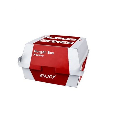 quality  Biodegradable Custom Printing Disposable Pasta Doner Kebab Burger Corrugated Paper Container Biodegradable Aluminum Hamburger Packaging Box factory