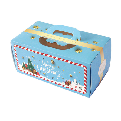 Easy To Carry Candy Wholesale Paper Box Crossed Out Dot Gifts Kids Birthday Party Mini Cake Box