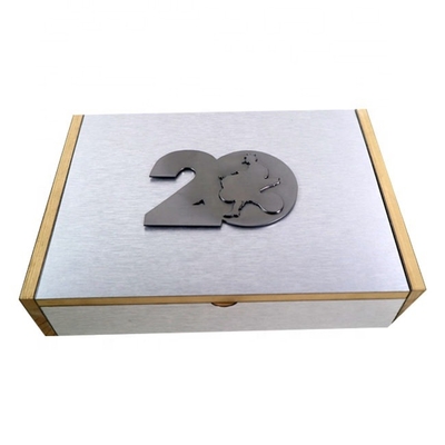 - Wooden box wooden packaging box with embossed logo