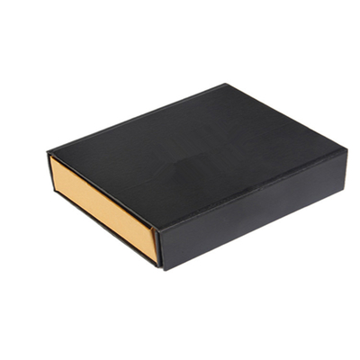 Large Cardboard Magnet Folding Paper Clothing Paper Gift Disposable Luxury Flat Packing Box Rigid Black Collapsible Box